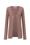 SWAYING/KNIT seamless tie long-sleeved cardigan SW24SS1T70 dirty pink PS77
